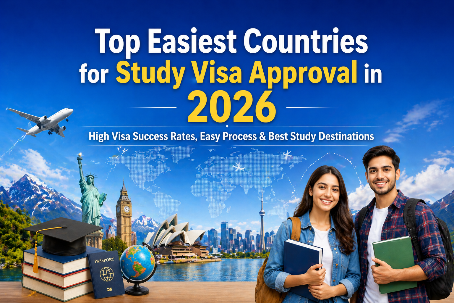 Top Easiest Countries for Study Visa Approval in 2026
